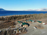 Aerial view of the Kluane Lake Research Station